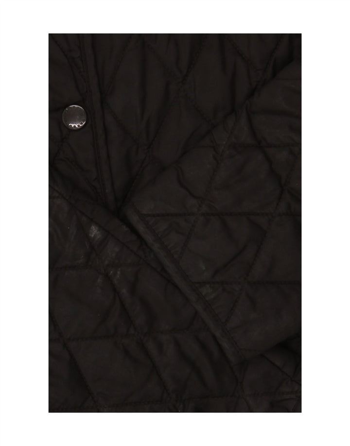 Barbour Quiltet jakke til kvinder UK 8 Lille Sort