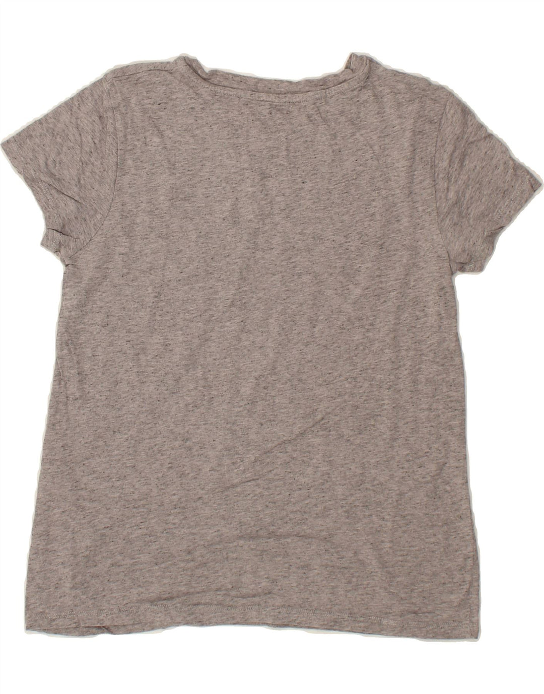 LEVI'S Womens Graphic T-Shirt Top UK 10 Small Grey Flecked Vintage Levi's and Second-Hand Levi's from Messina Hembry 