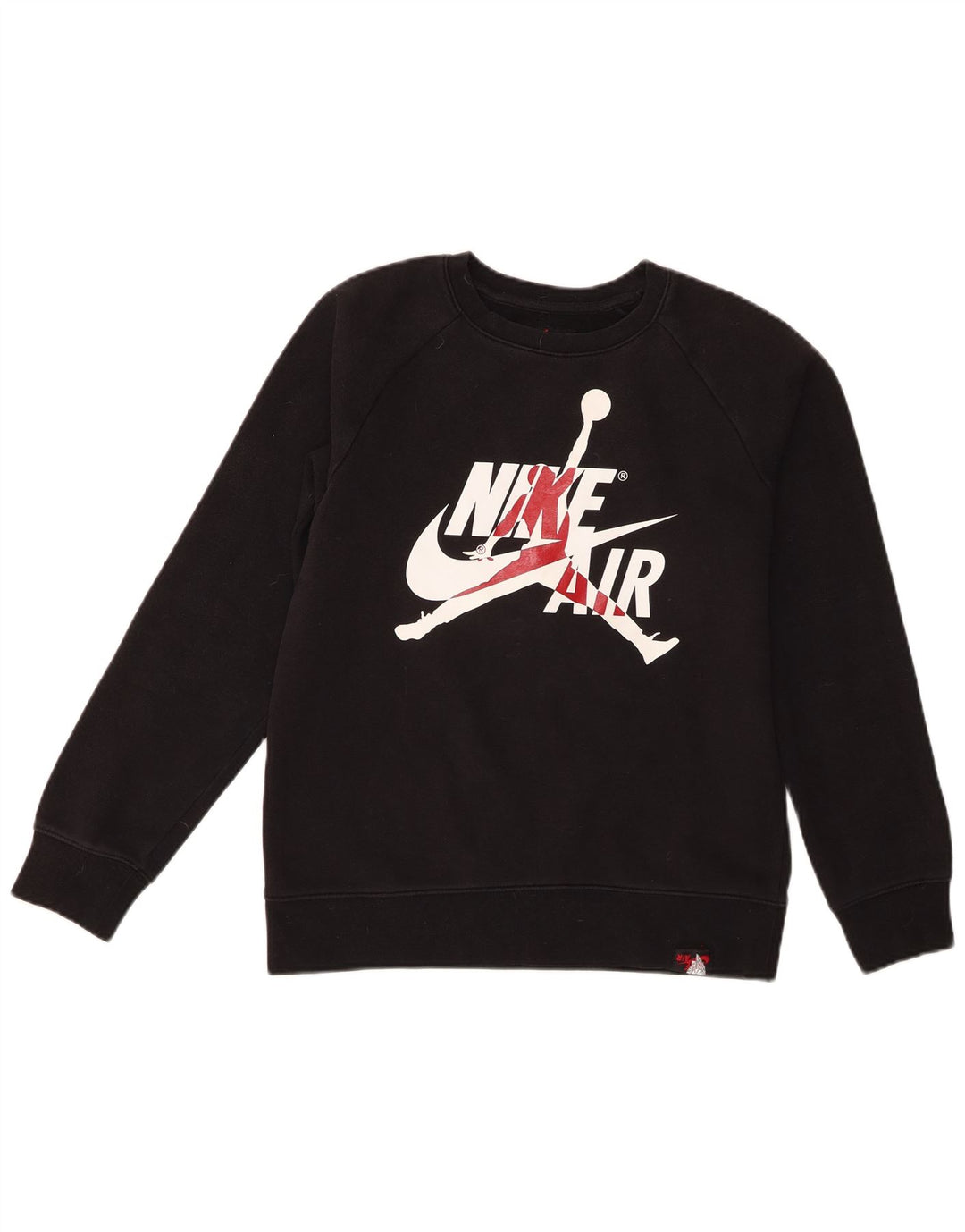 Jordan Boys Grafisk Sweatshirt Jumper 12-13 år Stor sort bomuld