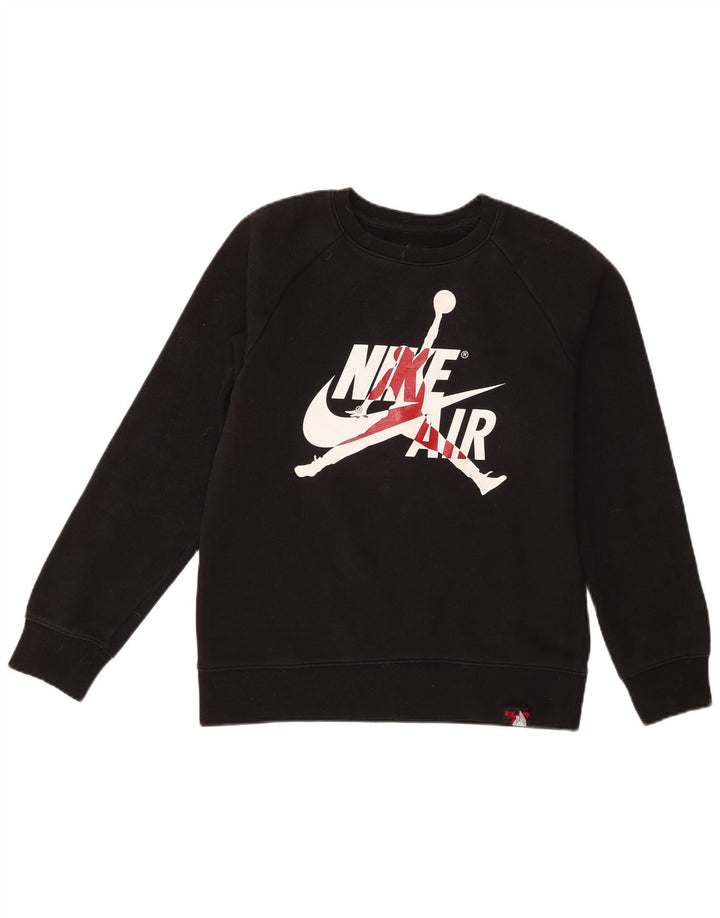 Jordan Boys Grafisk Sweatshirt Jumper 12-13 år Stor sort bomuld