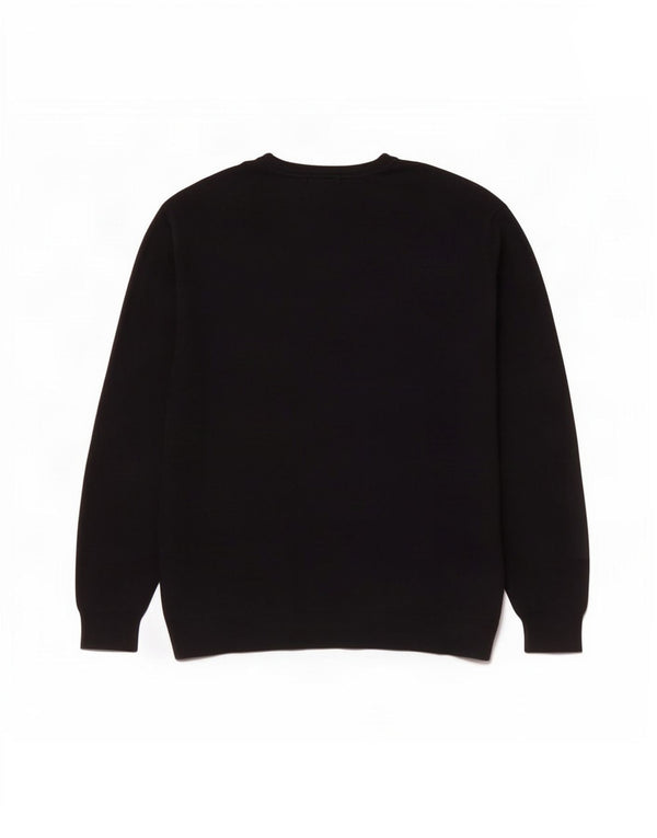 Zara Herre V-hals sweater XL sort bomuld