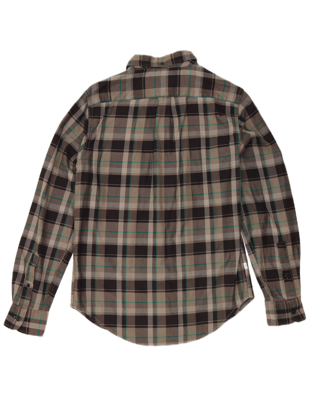 Levi's Slim Fit Flannelskjorte til mænd, lille grå ternet bomuld