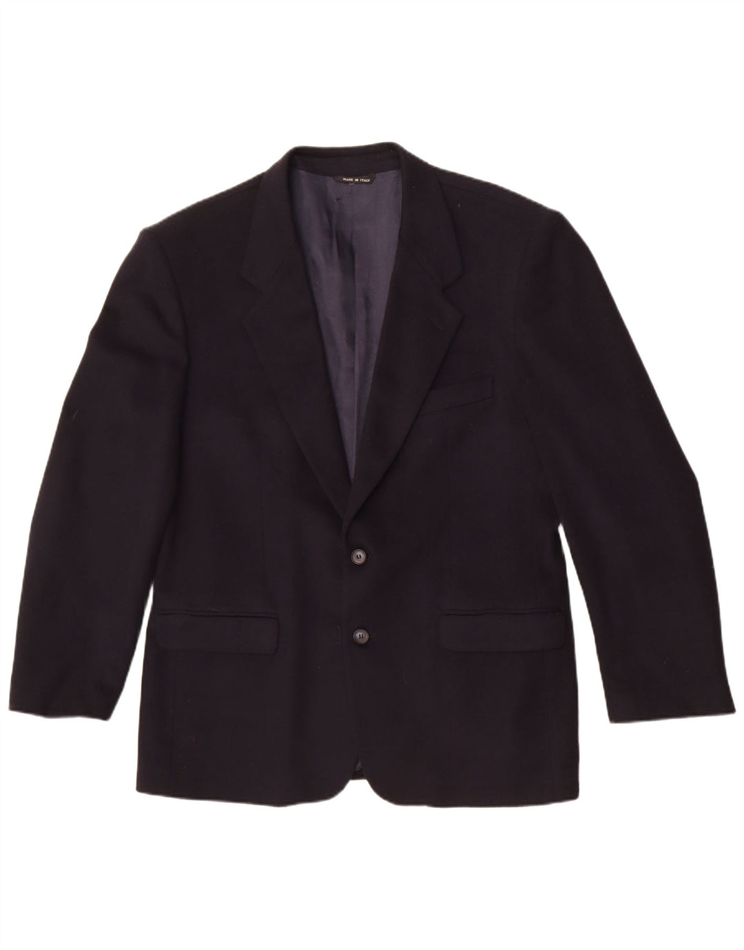 VIA CONDOTTI Herre 2-knaps blazerjakke IT 52 XL Marineblå Uld