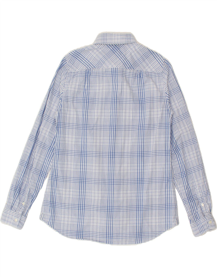TOMMY HILFIGER Womens Shirt US 8 Medium Blue Check Cotton Vintage Tommy Hilfiger and Second-Hand Tommy Hilfiger from Messina Hembry 