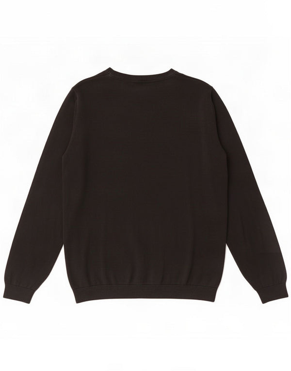 Marks & Spencer Boys V-hals sweater 15-16 år XL Sort bomuld