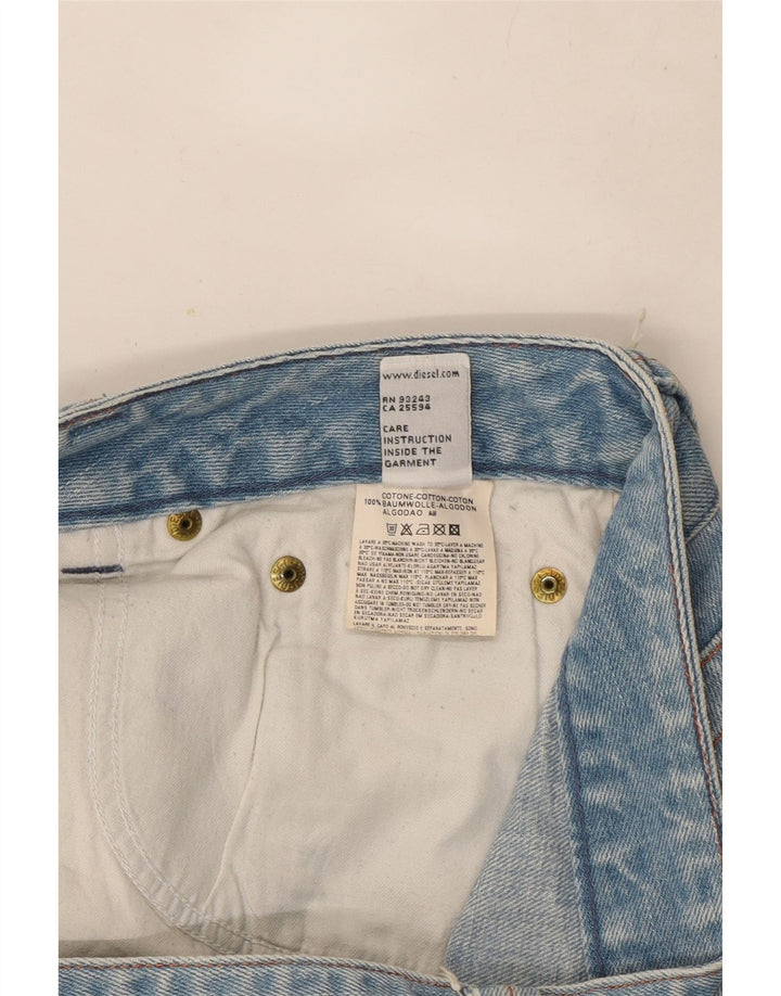 Diesel Dame Bootcut Jeans W32 L34 Blå Bomuld