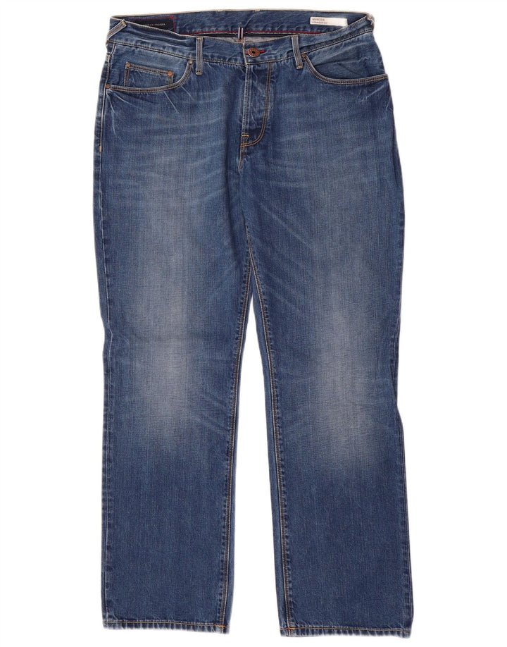 Tommy Hilfiger Herre Mercer Straight Jeans W36 L32 Blå