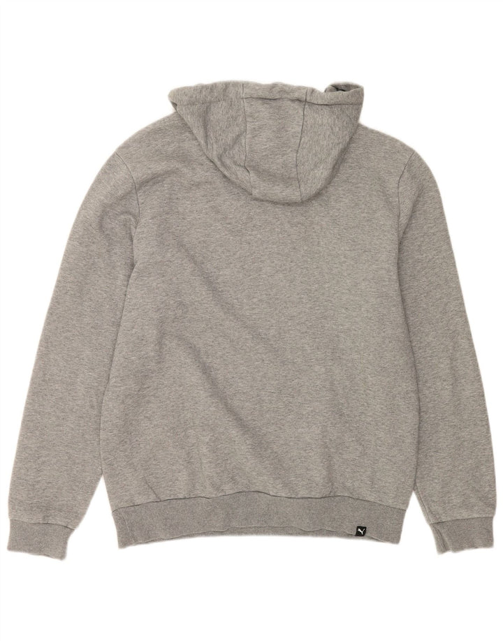 Puma Herre grafisk hættetrøje Jumper Medium Grey Flecked Bomuld