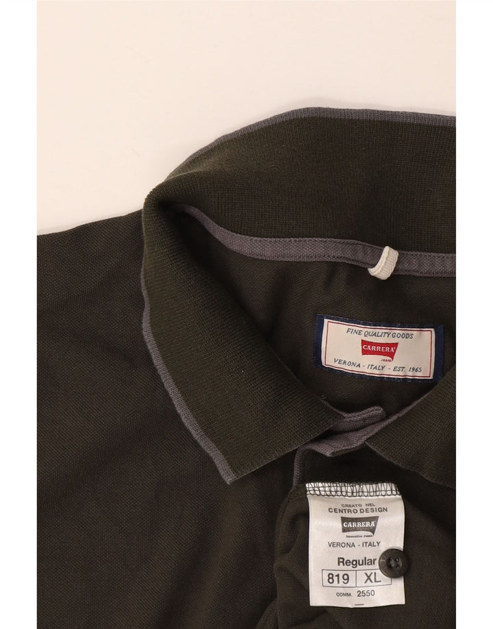 Carrera Herre Regular Fit Polo Shirt XL Khaki Bomuld