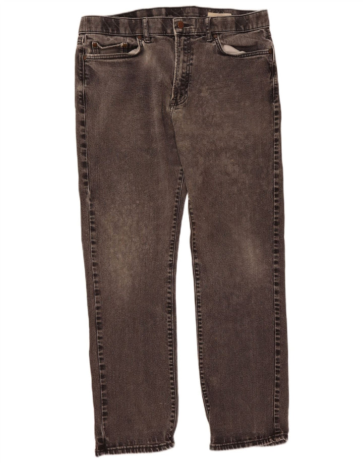 Marks & Spencer Straight Jeans til mænd W38 L31 Sort bomuld