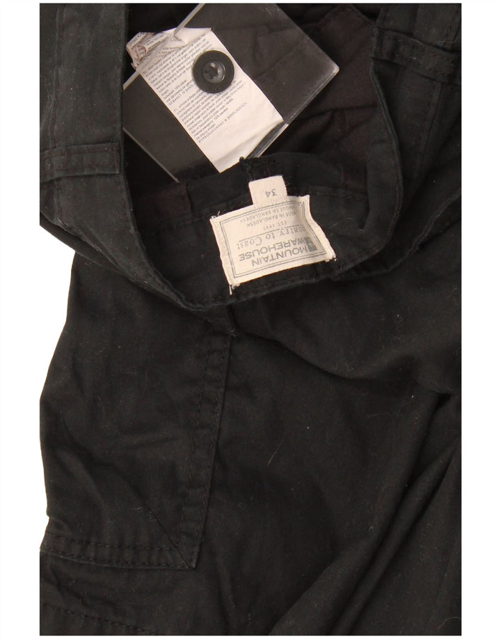 Mountain Warehouse Herre Cargo Shorts W34 Large Black Bomuld