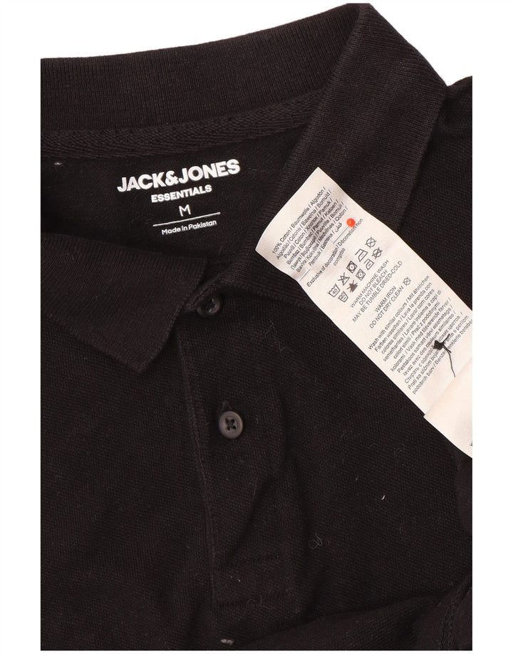 Jack & Jones herre poloshirt Medium sort bomuld