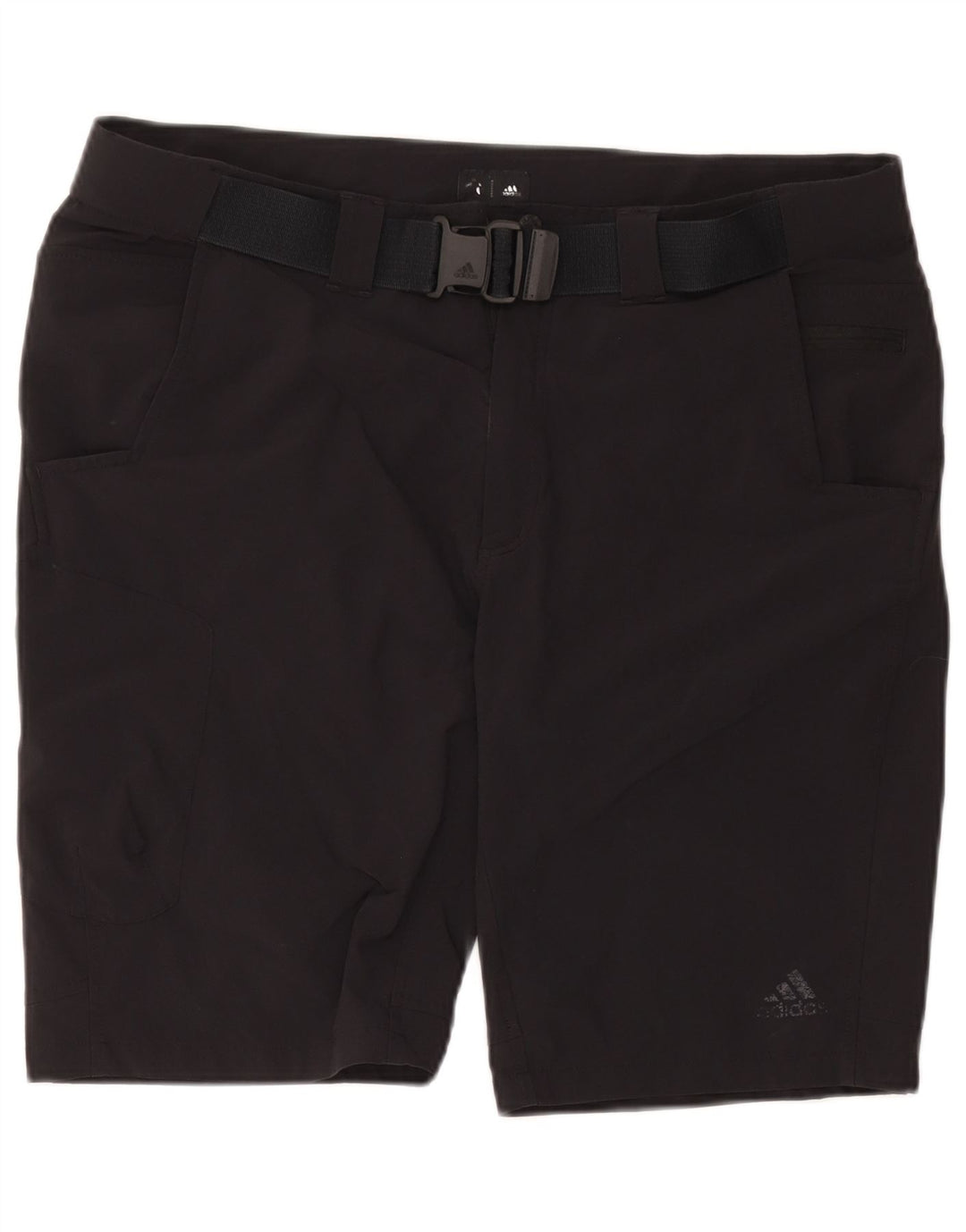 Adidas Herre Cargo Shorts W38 XL Sort Nylon