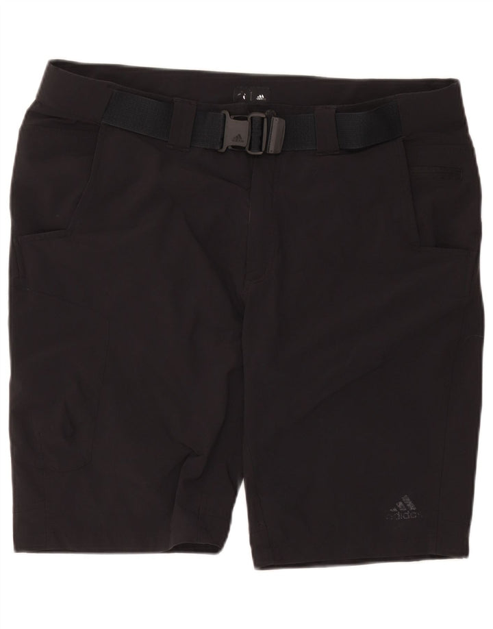Adidas Herre Cargo Shorts W38 XL Sort Nylon