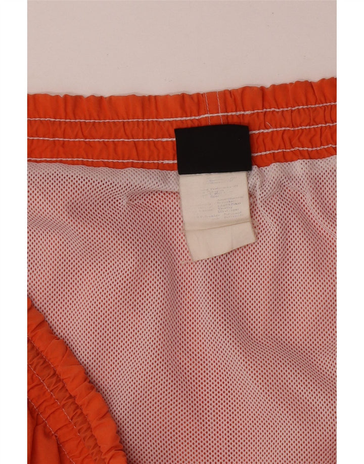 Champion Herre grafiske svømmeshorts 2XL Orange Colourblock Polyamid