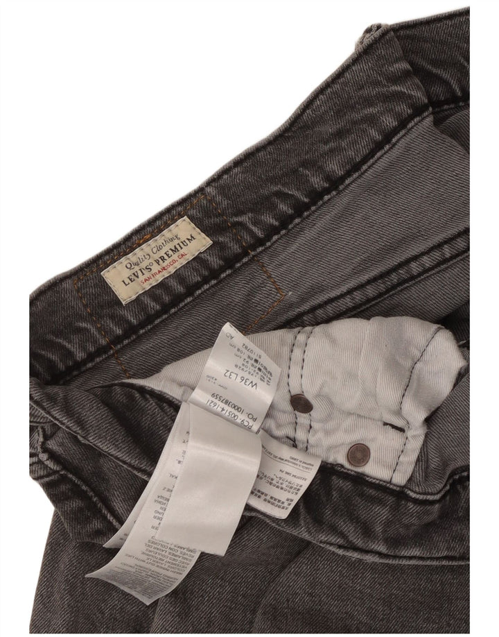 Levi's Herre 514 Straight Jeans W36 L32 Grå Bomuld Classic