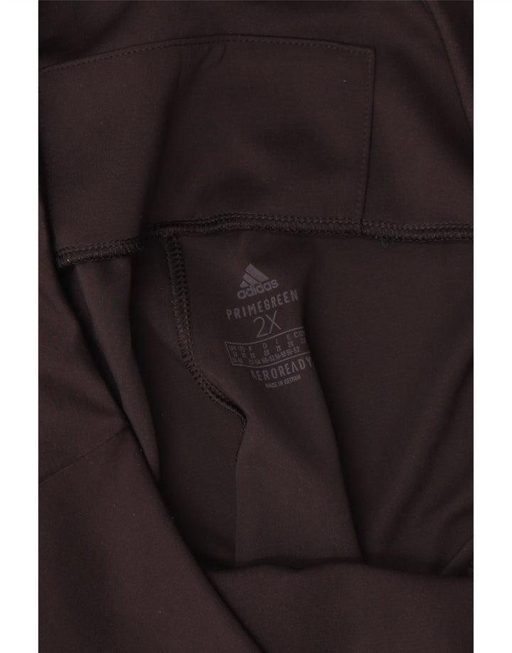 Adidas Aeroready Leggings til kvinder UK 24/26 2XL Sort Polyester