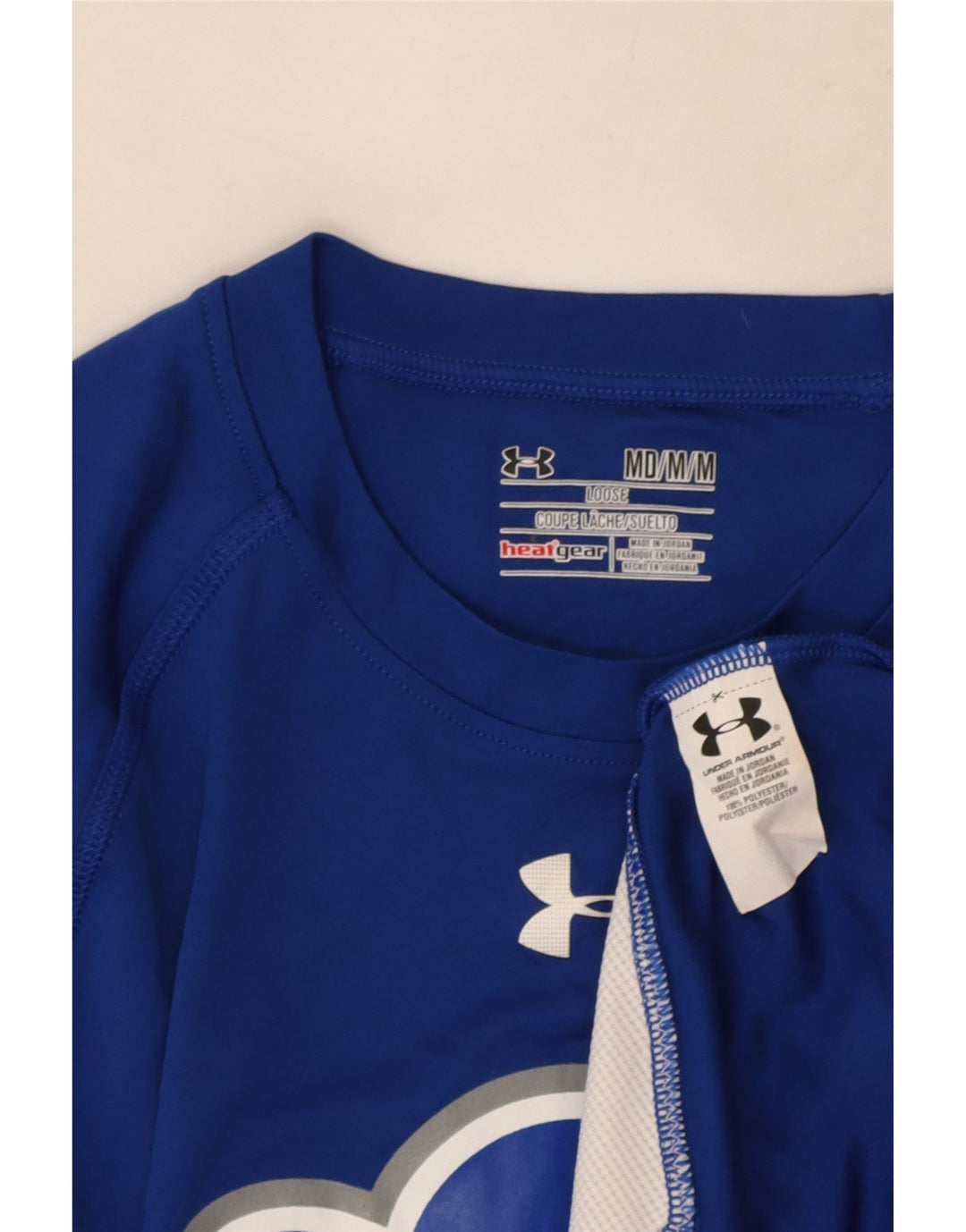 Under Armour Herre Seton Hall Pirates Grafisk T-Shirt Top Medium Blue