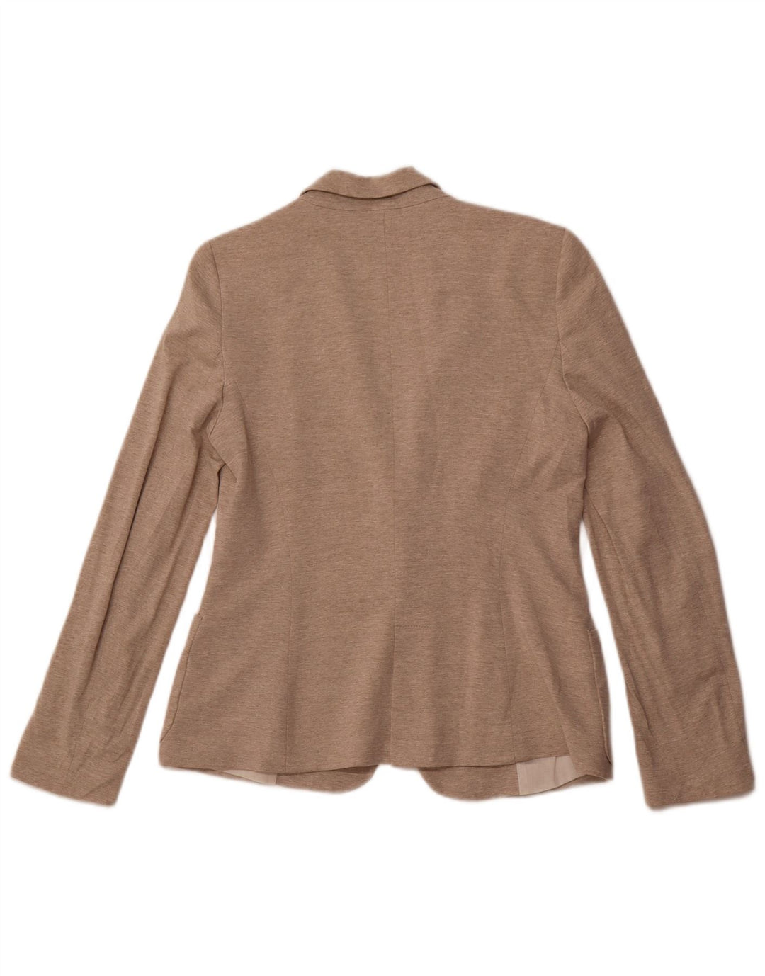 ZARA Dame 1-knaps blazerjakke UK 12 Medium Brun