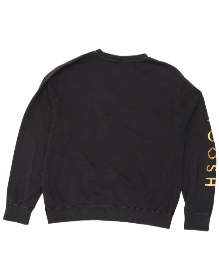 Nike Herre grafisk sweatshirt Jumper Medium Sort Bomuld