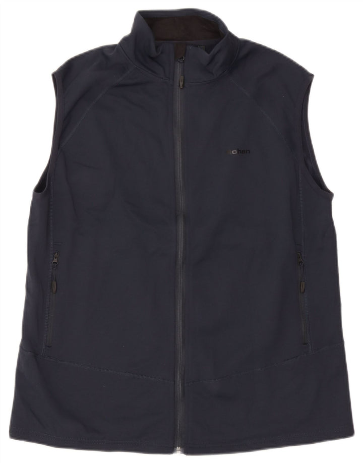 Rohan Herre Ærmeløs træningsdragt Topjakke Stor marineblå polyester