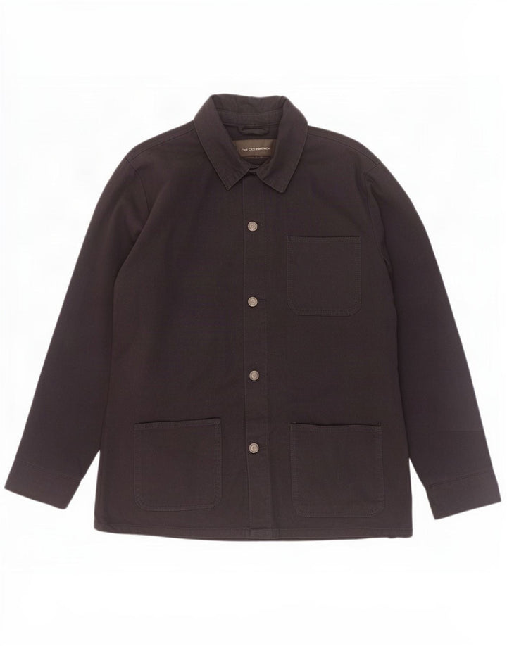 French Connection Herre Utility Jacket UK 40 Large Black Cotton
