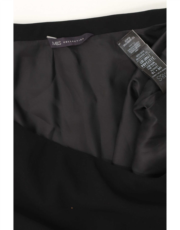 Marks & Spencer A-line nederdel til kvinder UK 16 Large W34 Black