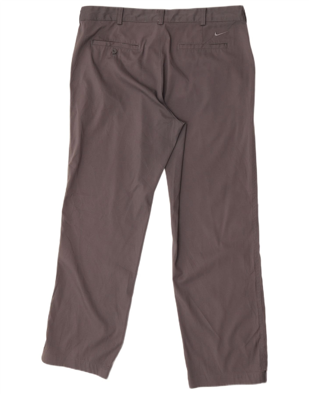 Nike Herre Dri Fit Lige Chino-bukser W36 L30 Grå polyester