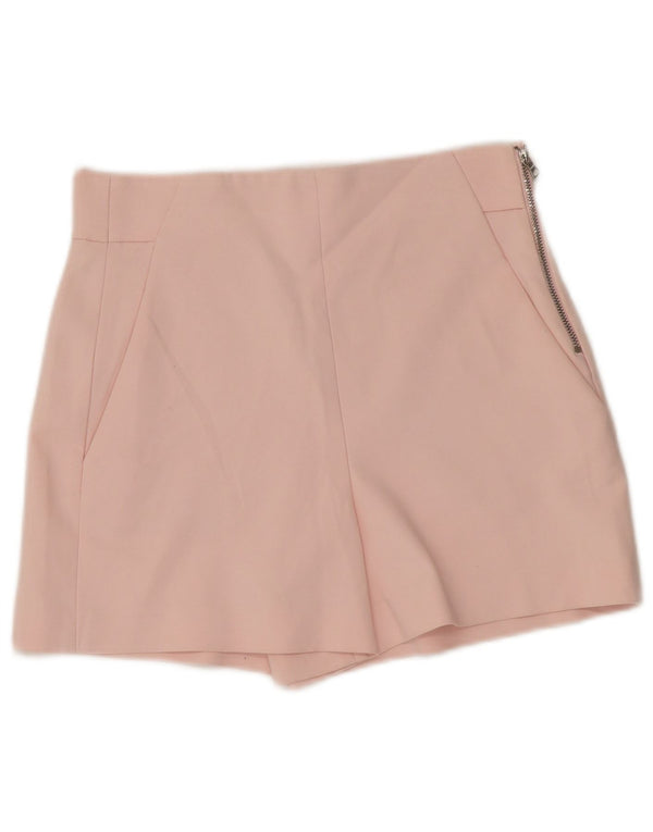 Zara Kvinders højhøjde Casual Shorts XS W25 Pink Bomuld