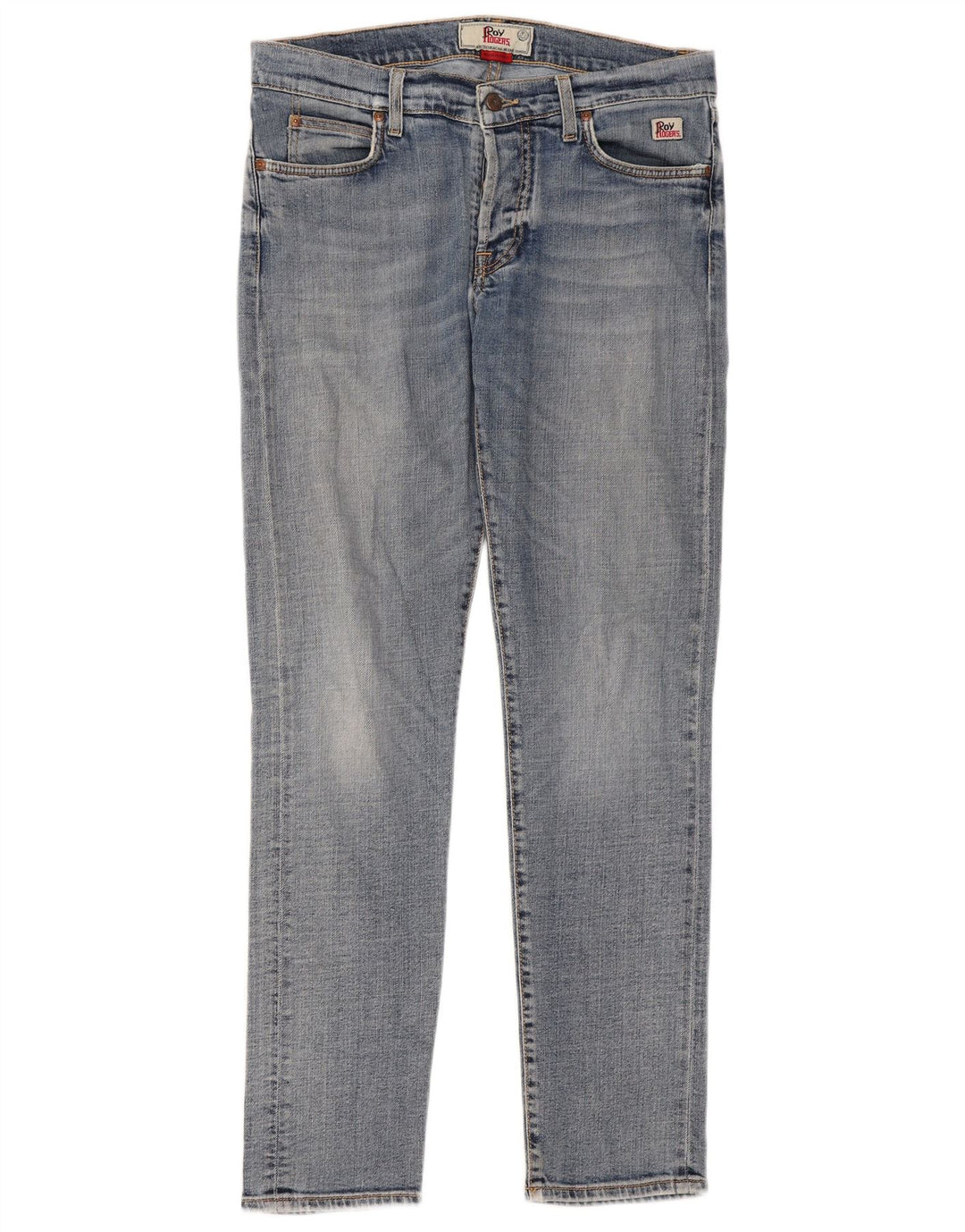 Roy Rogers Dame Slim Jeans W34 L32 Blå Bomuld