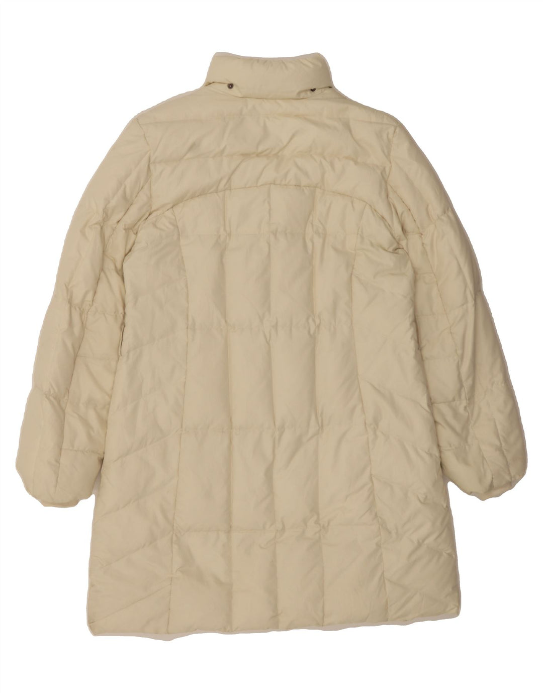 BEST COMPANY Womens Padded Coat UK 14 Medium Off White Polyester Vintage Best Company and Second-Hand Best Company from Messina Hembry 