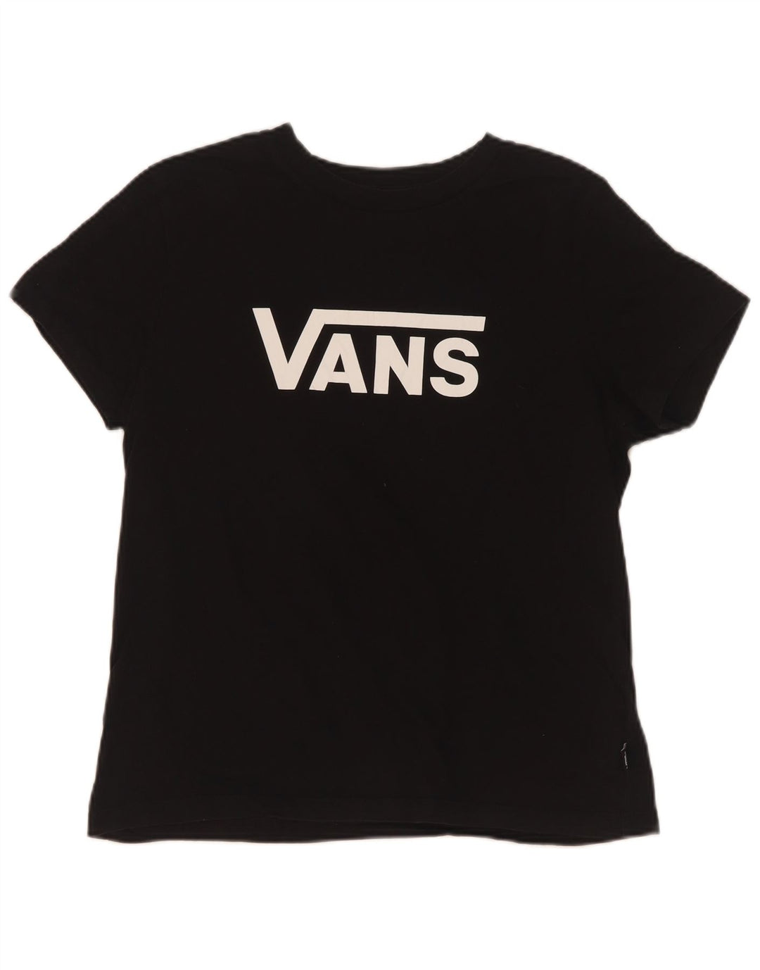 Vans Grafisk T-Shirt Top UK 12 Medium Sort Bomuld