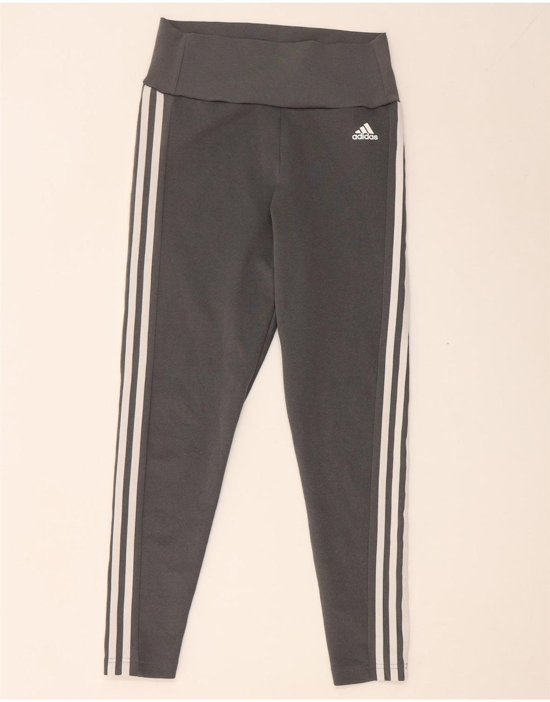 Adidas Aeroready Crop Leggings til kvinder DK 12/14 Medium Grey Polyester