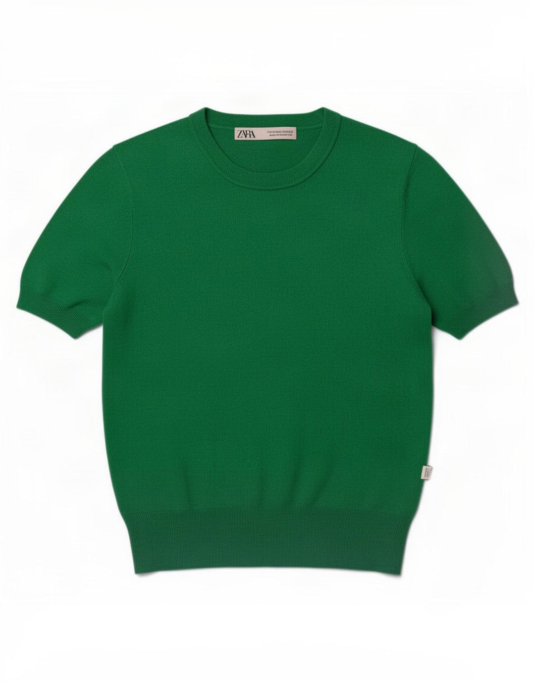 Zara Damebluse Top UK 12 Mellemgrøn