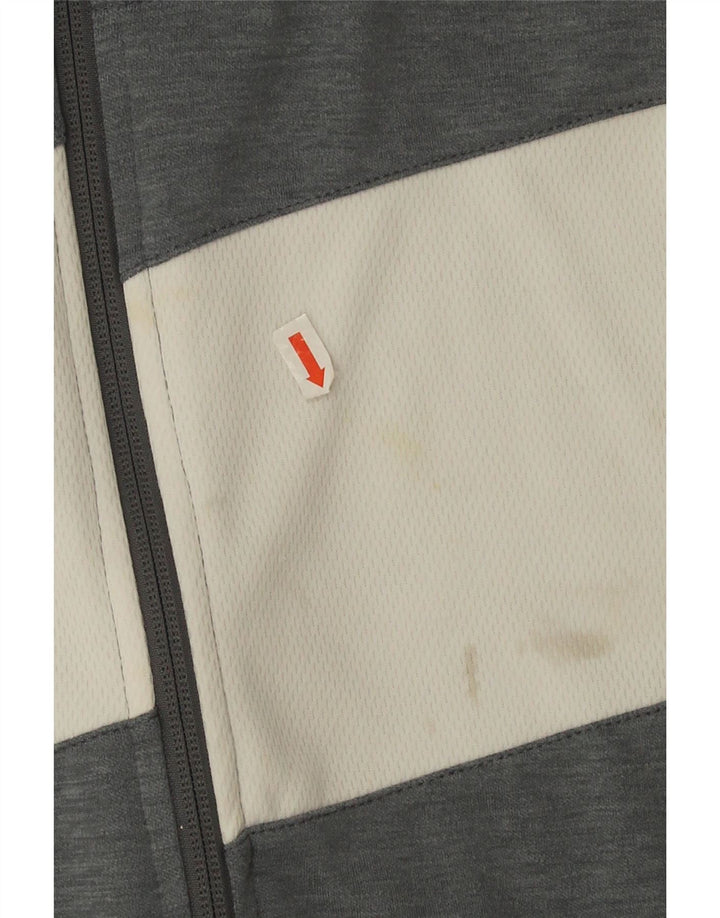 Nike Herre Dri Fit træningsdragt Topjakke Stor Grå Colourblock Polyester