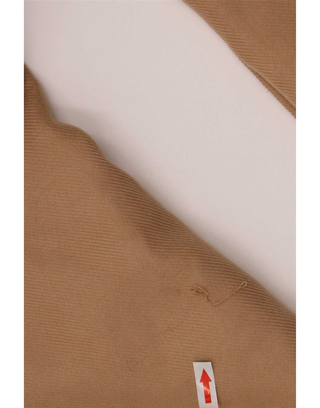 Zara Dame Dobbeltradet Frakke UK 10 Small Beige Polyester