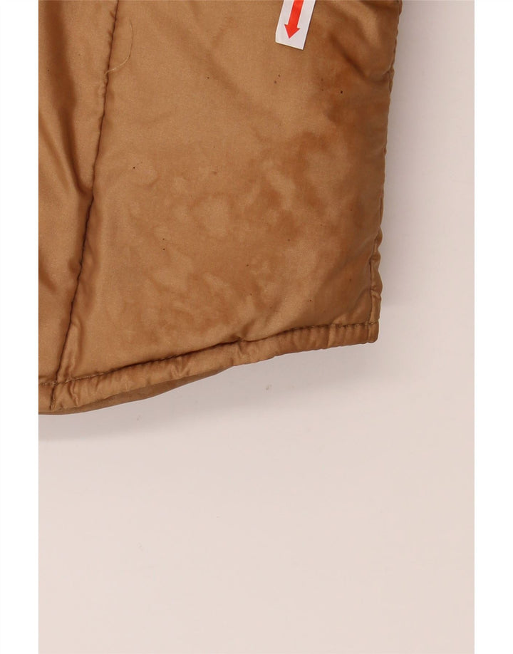 BIG STAR Womens Padded Jacket UK 14 Medium Beige Polyamide Vintage Big Star and Second-Hand Big Star from Messina Hembry 