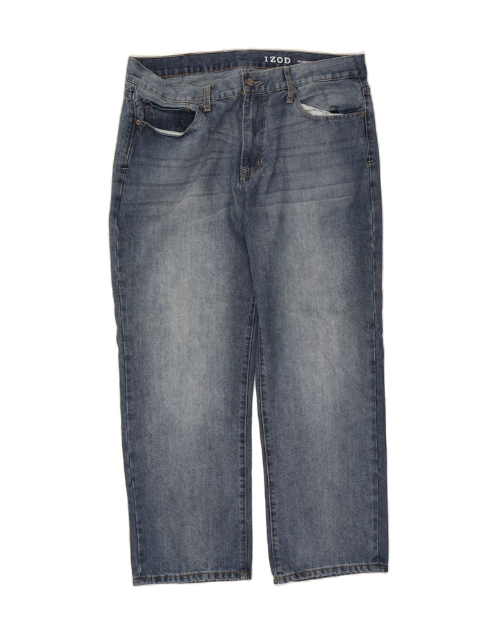 IZOD Mens Straight Jeans W38 L30 Blue Cotton Vintage Izod and Second-Hand Izod from Messina Hembry 