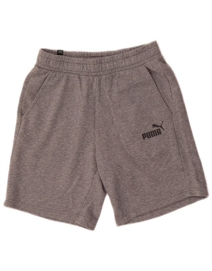 Puma Herre Sportshorts Små Grå Flecked