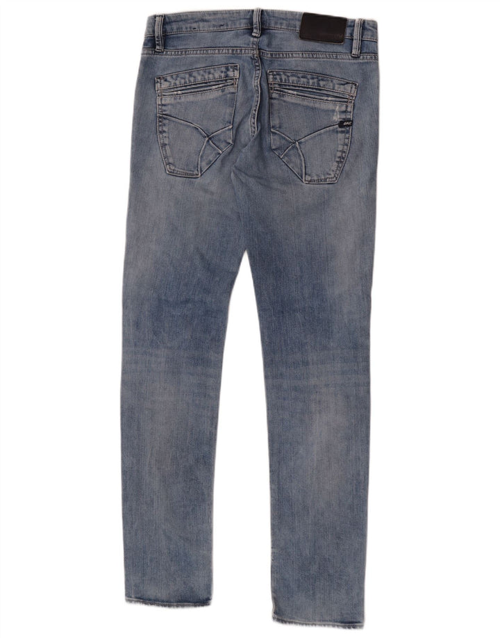 Gas Herre Slim Jeans W30 L32 Blå Bomuld