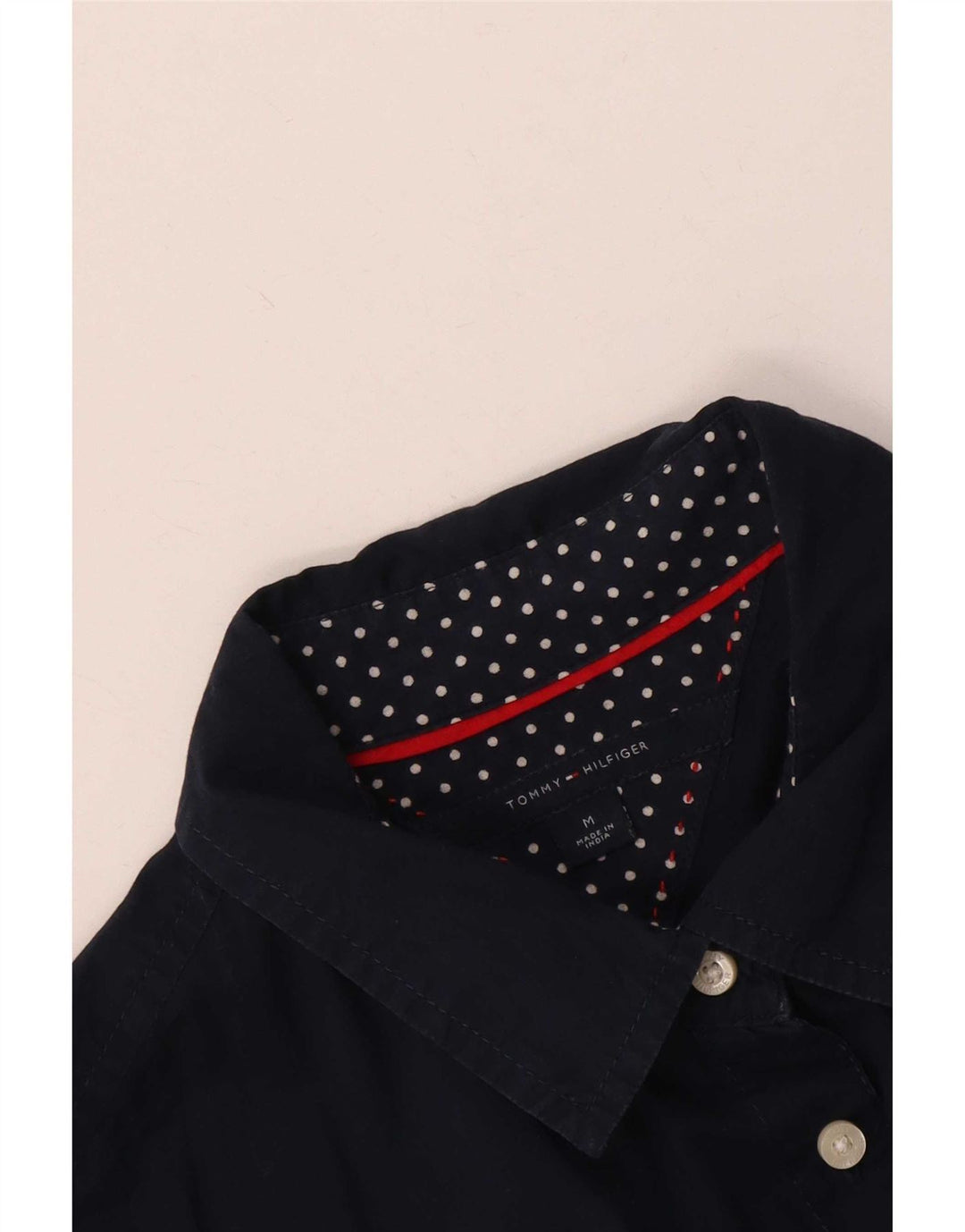 Tommy Hilfiger Dameskjorte UK 14 Medium Navy Blue
