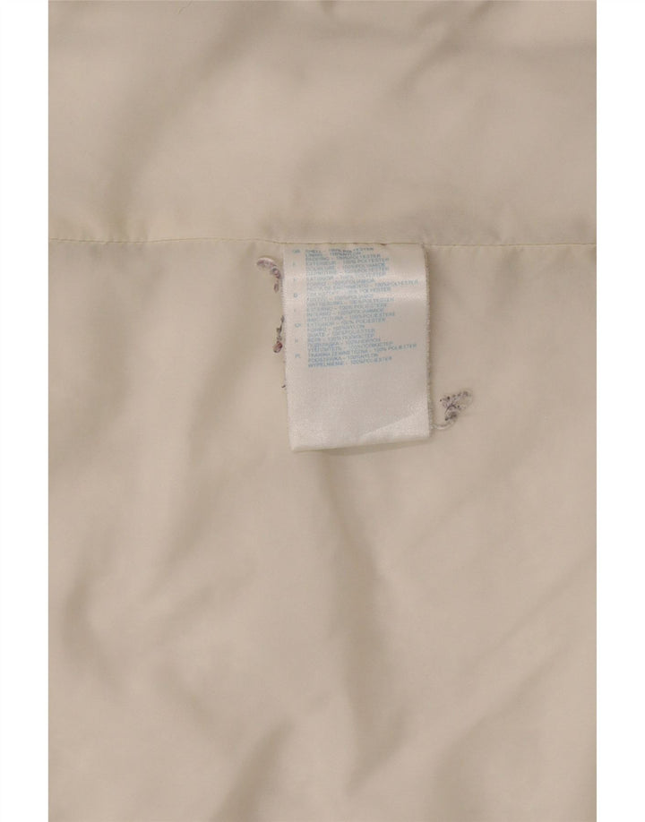 Reebok Dame Windbreaker Jacket UK 16 Large White Polyester Sports