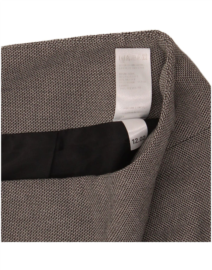 Marks & Spencer Pencil Nederdel til kvinder UK 10 Small W30 Grå Polyester