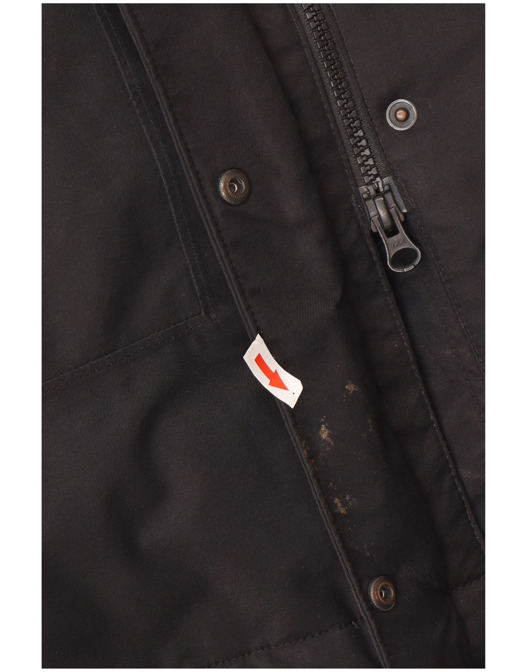 The North Face Dame Polstret Frakke UK 10 Small Black Bomuld