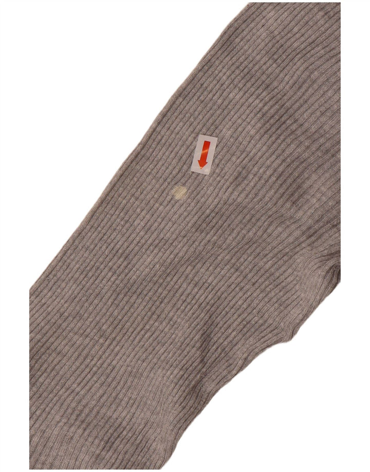 Marks & Spencer Dame sweater med rund hals DK 12 Medium Grå Viscose