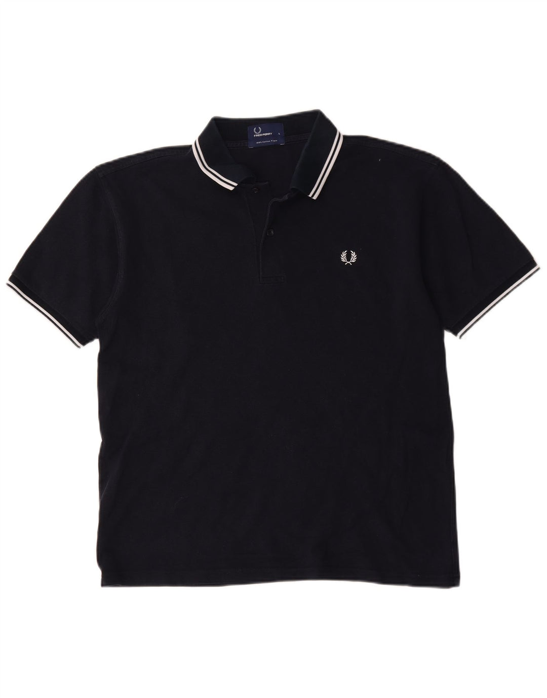 Fred Perry Herre poloshirt Stor marineblå bomuld