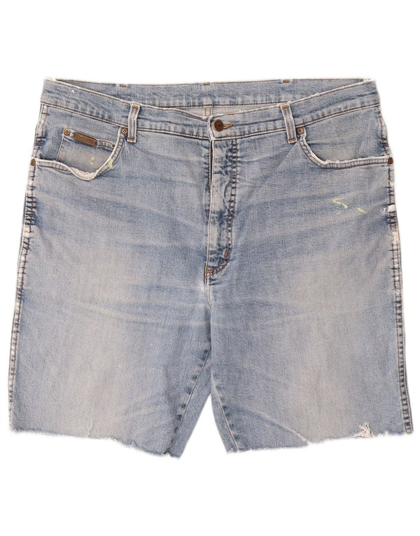 WRANGLER Herre Texas Stretch Denim Shorts W40 XL Blå Bomuld