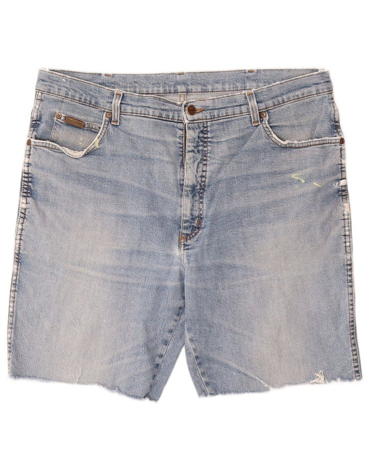 WRANGLER Herre Texas Stretch Denim Shorts W40 XL Blå Bomuld