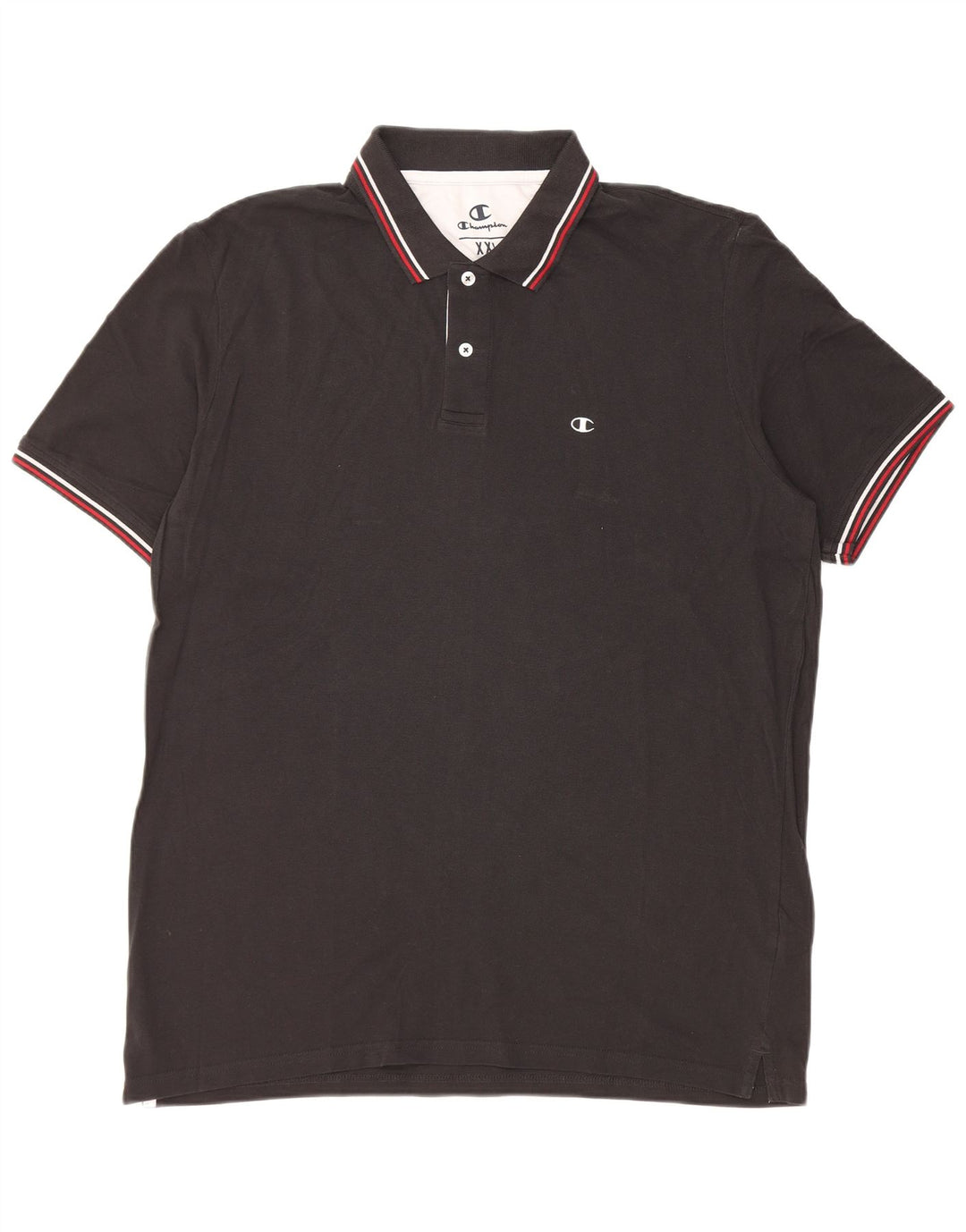 Champion herre poloshirt 2XL sort bomuld