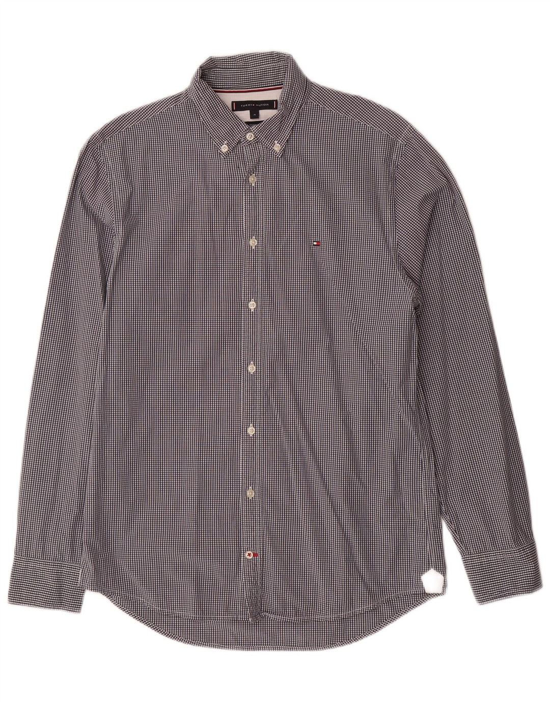 Tommy Hilfiger Herre Regular Fit skjorte Medium Sort Gingham